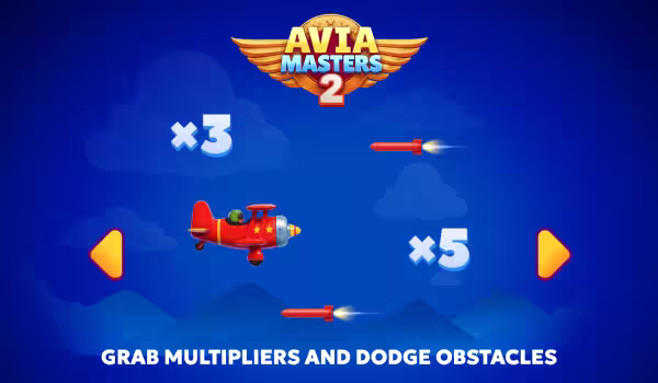Additive and multiplying symbols floating on the Avia Masters 2 flight path