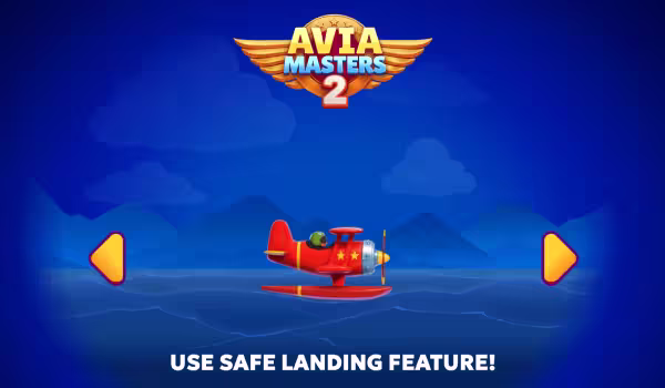 Avia Masters 2 Safe Landing mode guaranteeing a landing on the island
